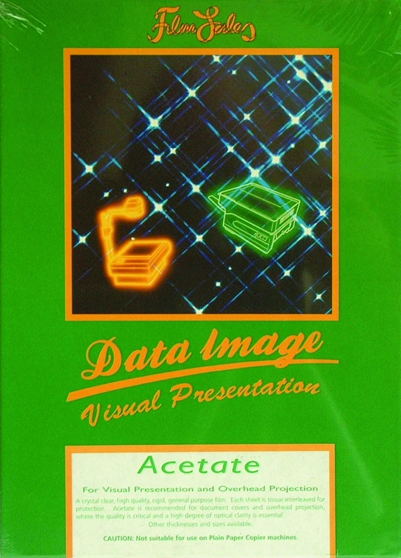 Diacel A4 250µm Acetate Overhead Projector Sheets - Clear (Pack of 50)