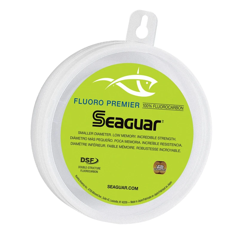 Seaguar Fluoro Premier 100% Fluorocarbon Fishing Line DSF, 80lbs, 50yds Break Strength/Length - 80FP50