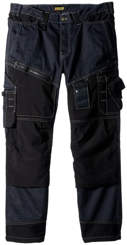 Blakläder 150011408999C156 Size C156 Craftsman Trousers - Navy Blue/Black