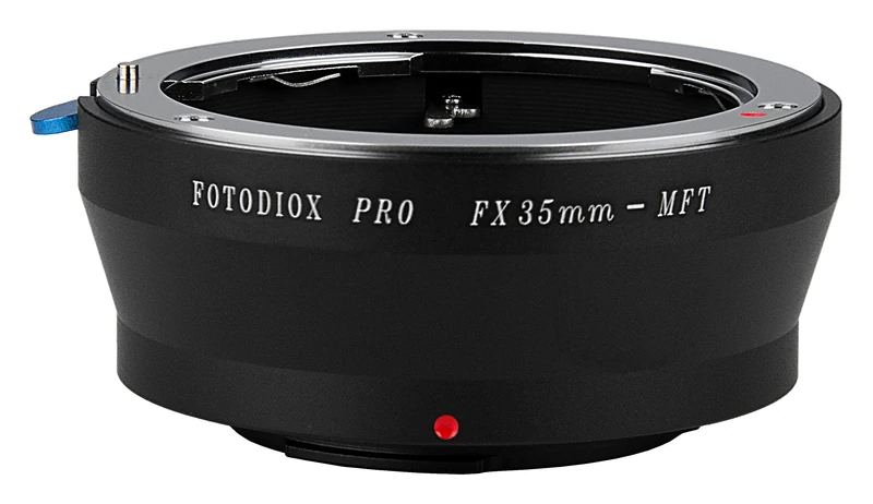 Fotodiox PRO Lens Mount Adapter, 35mm Fuji Fujica X-Mount Lenses to Olympus and Panasonic Micro Four Third (MFT) Cameras, FX-M4/3 Pro