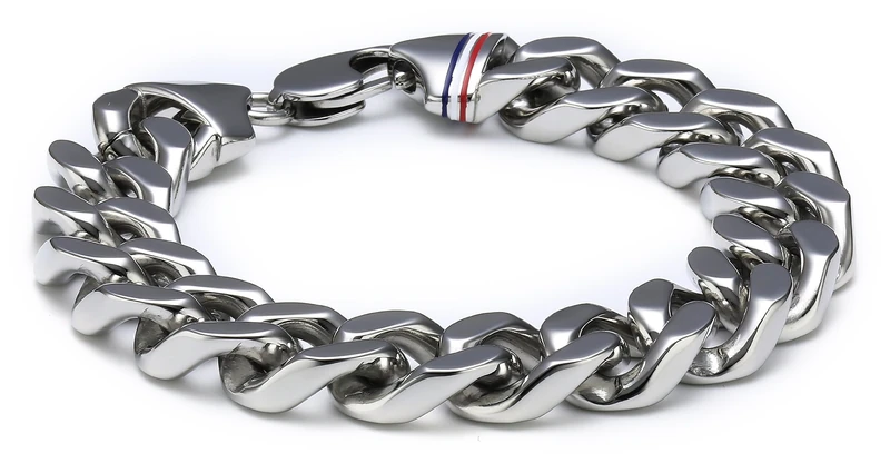 Tommy Hilfiger Jewelry Men's Stainless Steel Chain Bracelet - 2700261