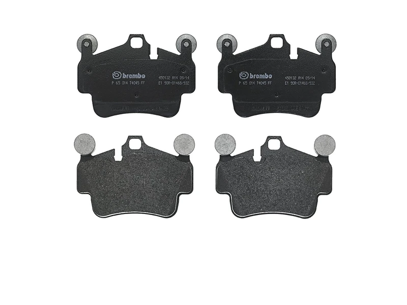 Brembo P65014 Front/Rear Disc Brake Pad - Set of 4