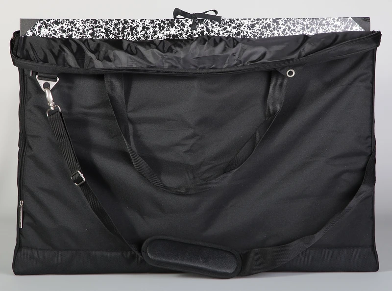 Clairefontaine Fine Art Bag, 60 x 70 x 5cm, 600D Nylon, Plastic Reinforcements & Metal Rivets, Carried Over Should or By Hand, Black