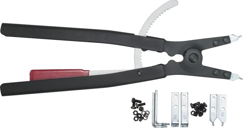 KS Tools 500.1345 Circlip Pliers for External Circlips with 0 Degree/ 90 Degree Tips