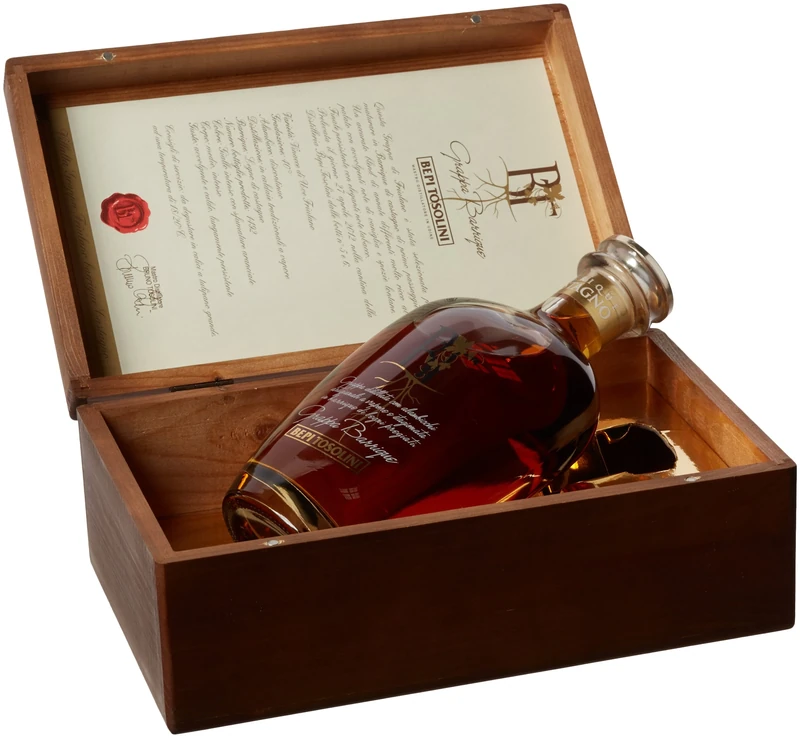 Bepi Tosolini Castagno Barrique (Chestnut wood aged) Grappa Brandy 70 cl