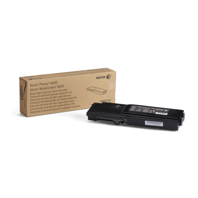 Xerox Genuine Phaser 6600 / Workcentre 6605 Black High Capacity Toner Cartridge (8,000 Pages) - 106R02232