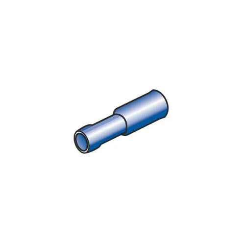 Lampa 45064 Set Round Terminals Female, Blue, 10 Pieces - Image 1