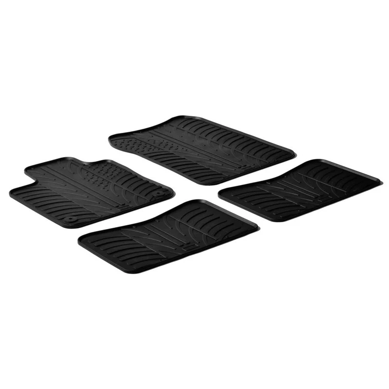 Tailored rubber mats - compatible for Renault Twingo (06/07>08/14)