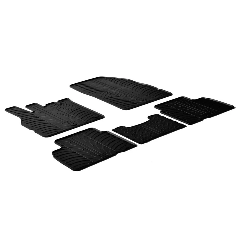 Tailored rubber mats - compatible for Renault Scenic 7 posti (05/09>10/16) - Renault Scenic X-Mod 5 posti (09/09>09/16)