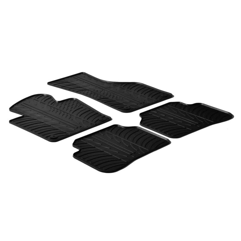 Tailored rubber mats - compatible for Volkswagen Passat 4p (01/11>10/14) - Volkswagen Passat Alltrack (03/12>09/15) - Volkswagen Passat Variant (01/11>10/14)