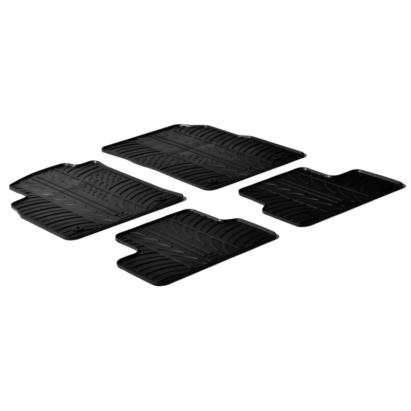 Tailored rubber mats - compatible for Opel Astra J 4p (09/12>08/18) - Opel Astra J 5p (01/10>10/15) - Opel Astra J GTC (09/11>08/18) - Opel Astra J Sports Tourer (11/10>02/16)