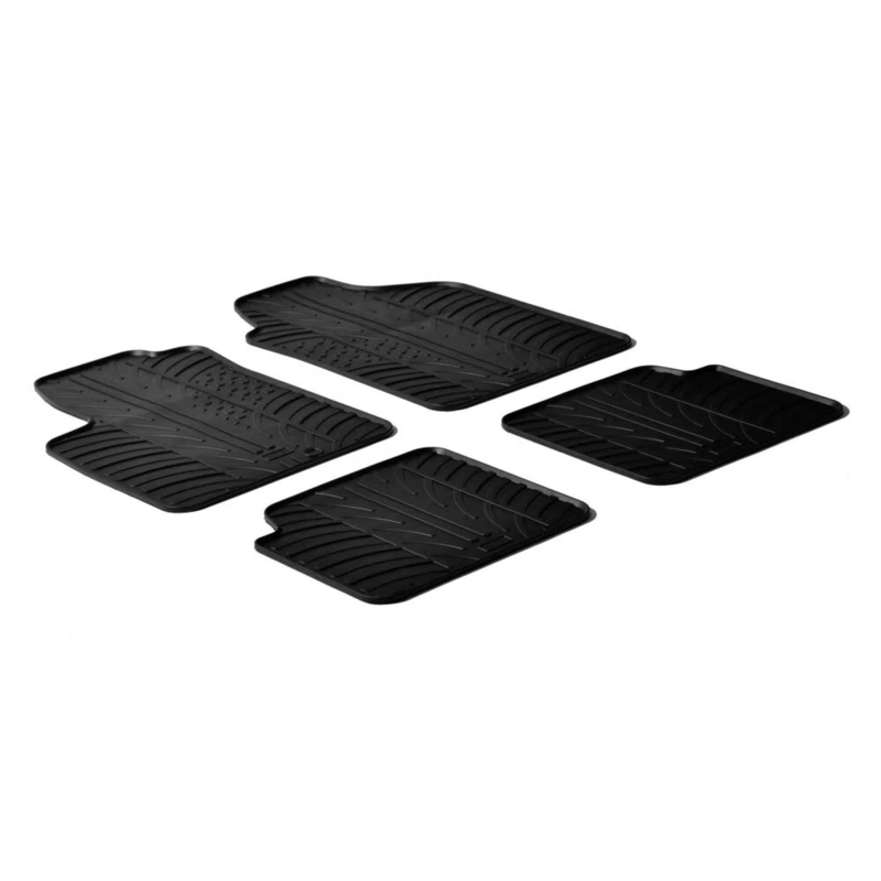 Tailored rubber mats - compatible for Abarth 500 (07/08>05/16) - Abarth 500C (06/10>05/16) - Abarth 595 (06/16>) - Abarth 695 Biposto (12/14>) - Fiat 500 (07/07>) - Fiat 500C (07/09>06/15)