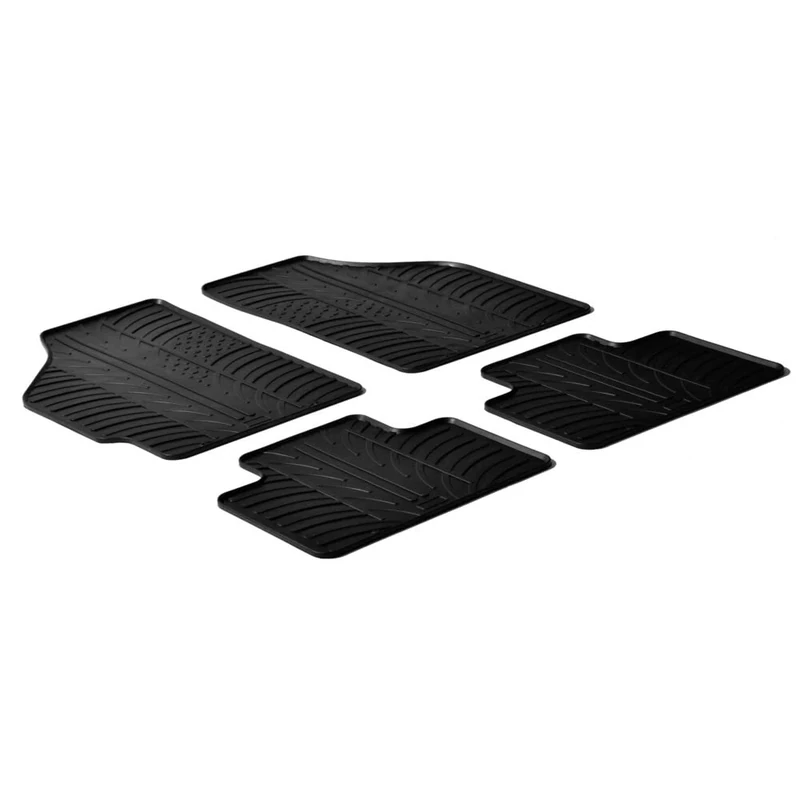 Tailored rubber mats - compatible for Fiat Punto 3p (09/99>08/09) - Fiat Punto 5p (09/99>08/09)