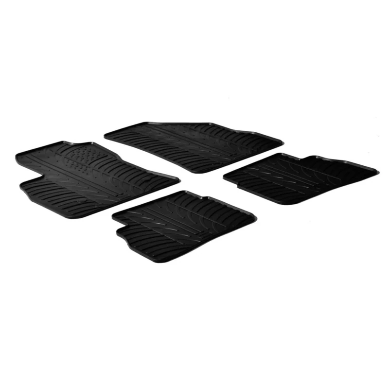 Tailored rubber mats - compatible for Fiat Doblò 5p (01/10>05/20) - Opel Combo Tour (04/12>12/17) - Image 1