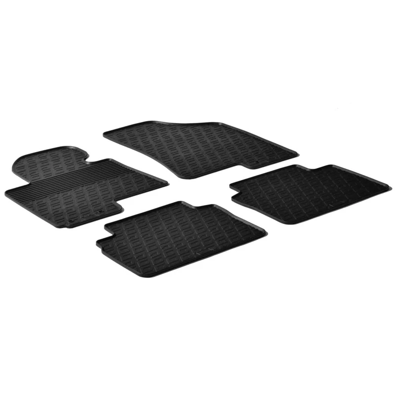 Tailored rubber mats - compatible for Hyundai ix35 (03/10>12/15) - Kia Sportage (09/10>02/16)