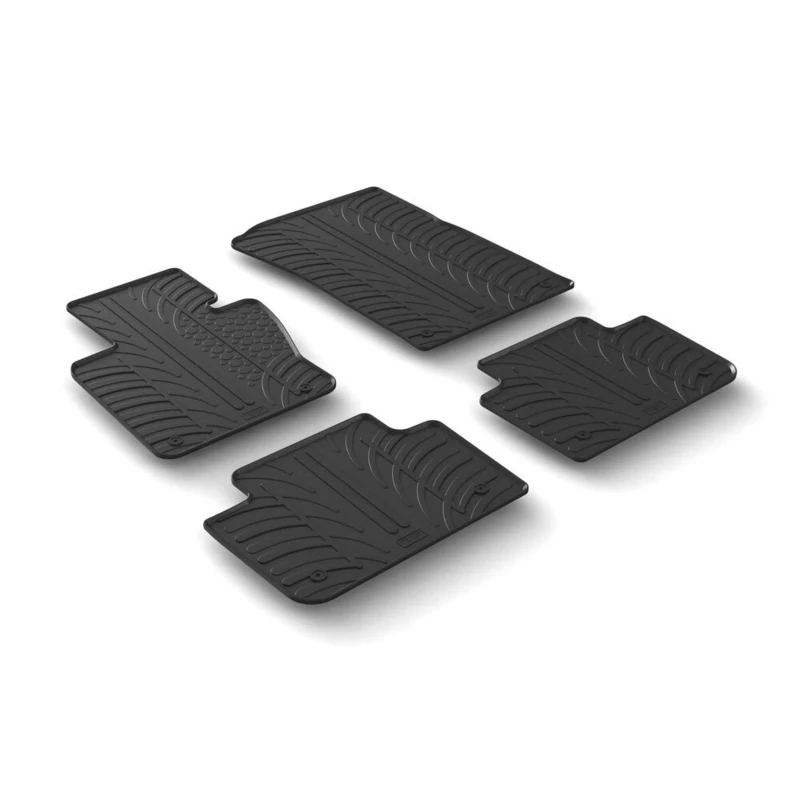Tailored rubber mats - compatible for Bmw X3 (E83) (01/04>10/10)