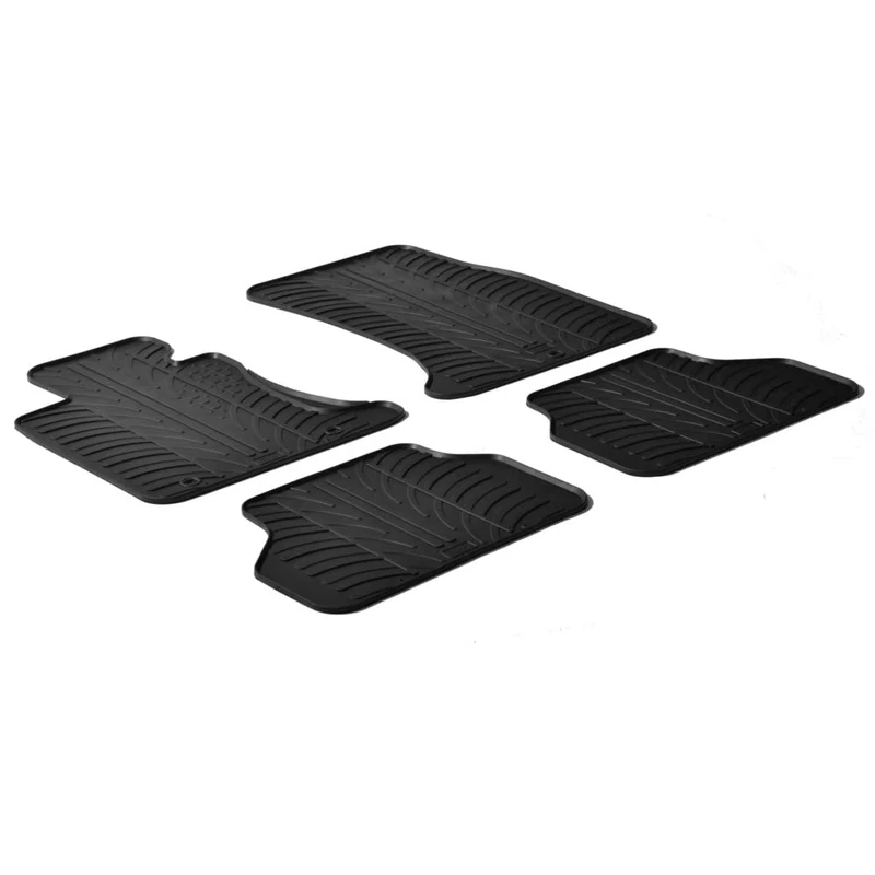 Tailored rubber mats - compatible for Bmw Serie 5 (E60) (07/03>12/09) - Bmw Serie 5 Touring (E61) (04/04>05/10)