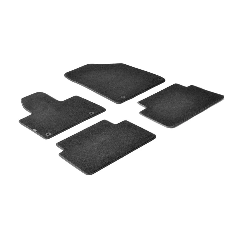 Lampa 23042 Set of Carpet Floor Mats, Black