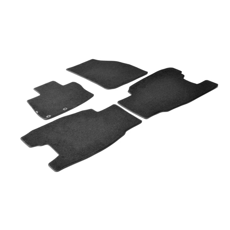 Tailored carpet car mats set - compatible for Honda Civic 3p (01/06>01/12) - Honda Civic 5p (01/06>01/12)