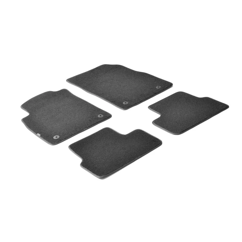 Tailored carpet car mats set - compatible for Opel Astra J 4p (09/12>08/18) - Opel Astra J 5p (01/10>10/15) - Opel Astra J GTC (09/11>08/18) - Opel Astra J Sports Tourer (11/10>02/16)