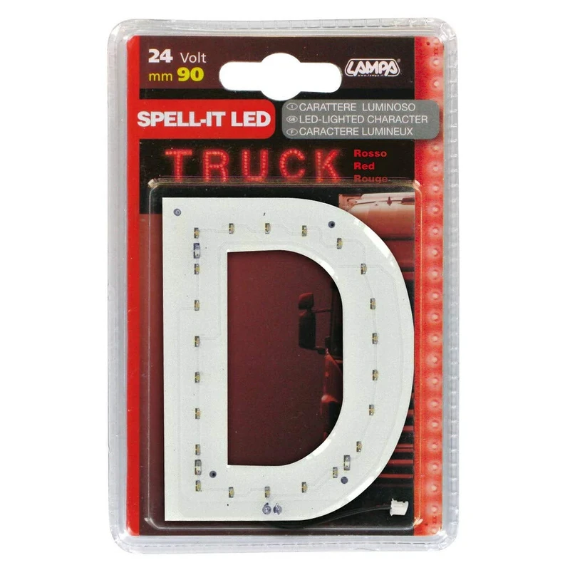 Lampa 98933 Spell-It LED, 90 mm, 24 V - Red - D
