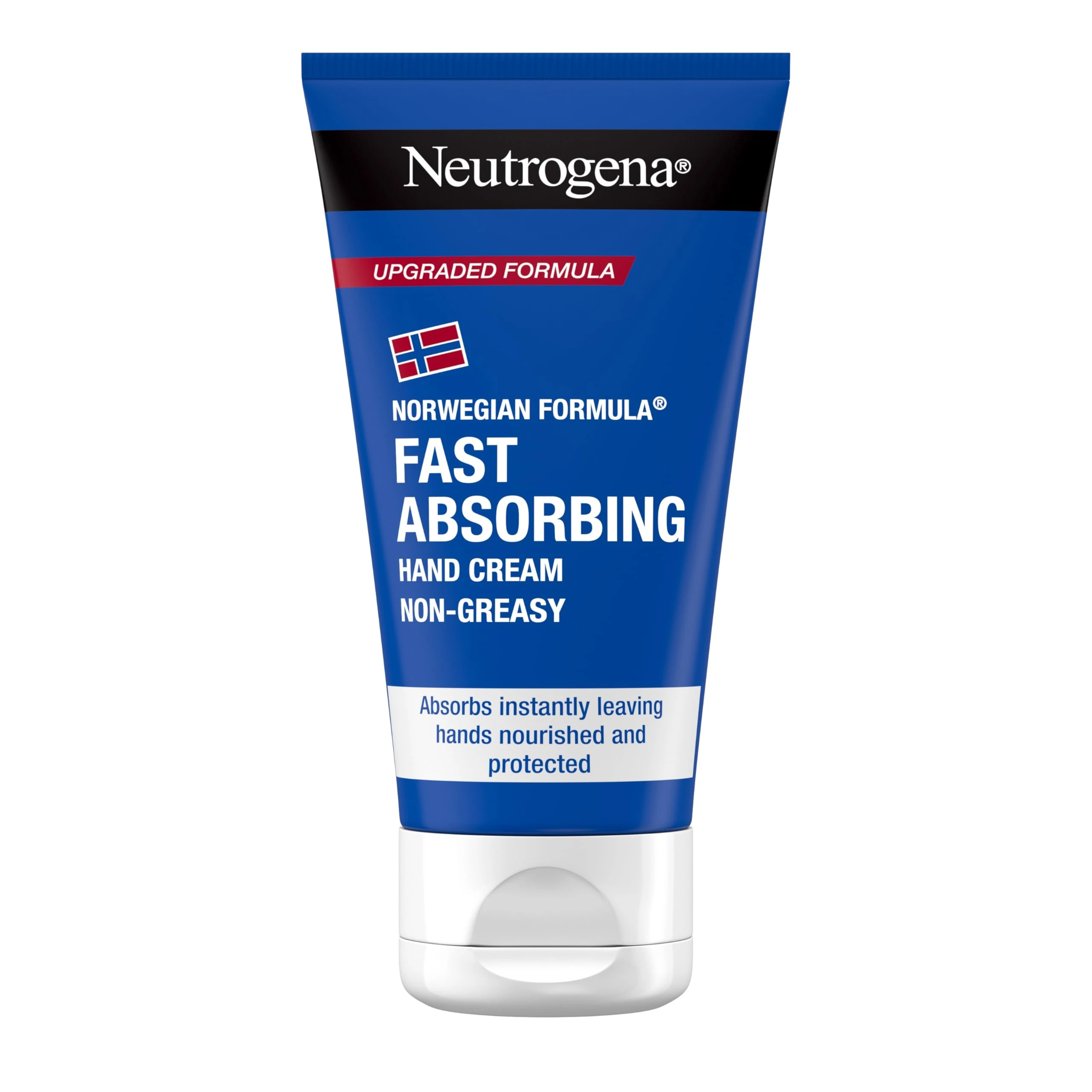 Neutrogena Norwegian Formula Fast-Absorbing Hand Cream (1x 75ml), Lightweight and Non-Greasy Formula for Dry Hands, Provides Nourishment and Protection, Suitable for Sensitive Skin