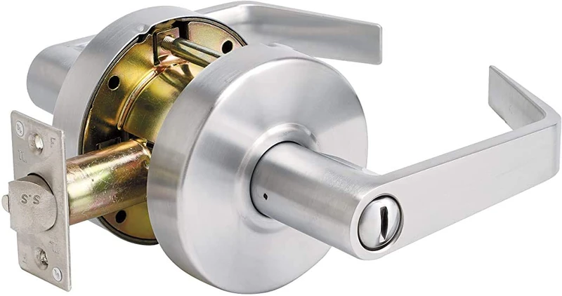 Master Lock Privacy Door Lock, Commercial Lever Style Handle, Brushed Chrome, SLCHPV26D