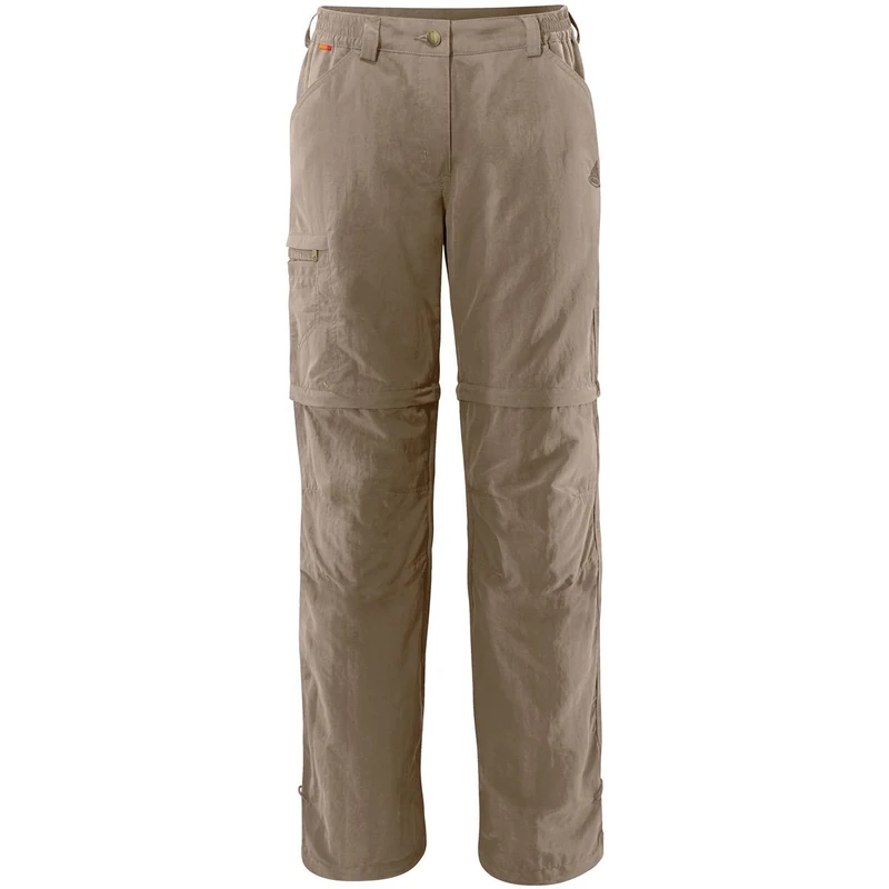 Vaude Women Wo Farley ZO IV Long Zip-Off Pants for Hiking - Brown/Muddy, 42