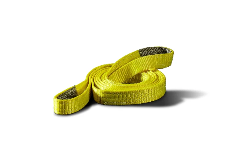 WARN 88995 Nylon Webbing Winch Tree Trunk Protector Rigging Strap, 15 Ton (30,000 lb) Capacity, 4" Width x 8' Length, Yellow