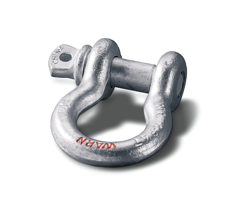 WARN 88999 Steel 3/4" Clevis D-Ring Shackle with 7/8" Pin: 9 Ton (18,000 lb) Capacity