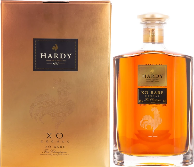 Hardy XO Rare Cognac 70cl, 40% ABV | Super Premium, Aged 20Years Limousin oak barrels, Modern Classic, Brandy | Cognac, France |