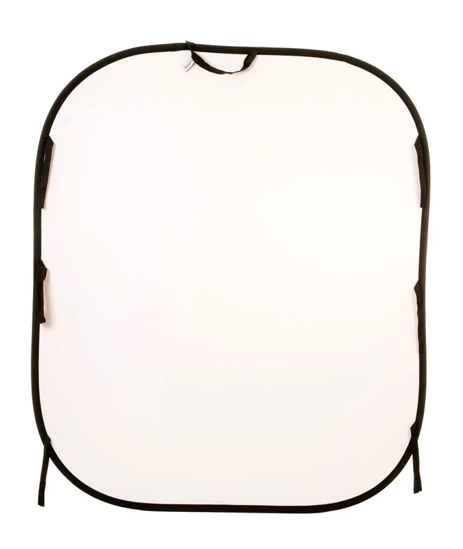 Manfrotto LL LB56GW 1.5x1.8m Plain Collapsible Reversible Background - White/Mid Grey