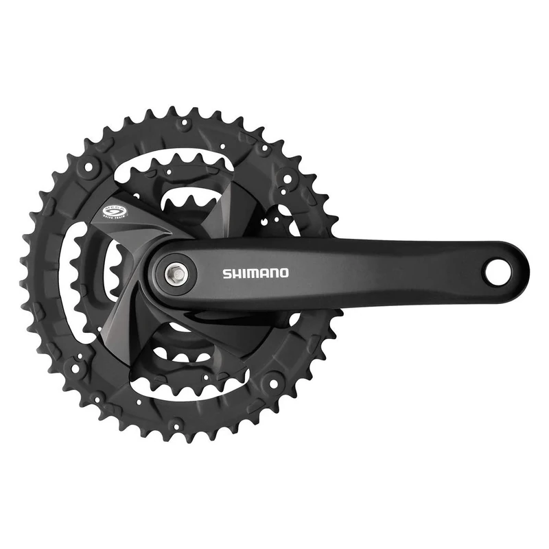 SHIMANO Acera FC-M371 chainset with chainguard, square taper, 48/36 / 26T, 170 mm, black, 2092835900