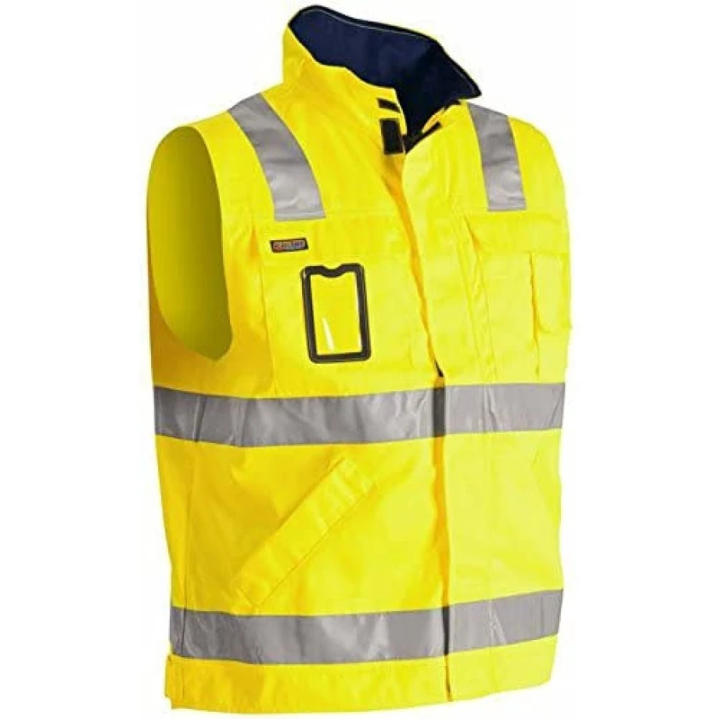 Blakläder 850518043389XL Size X-Large Cl.2 "High Vis" Vest - Yellow/Navy Blue