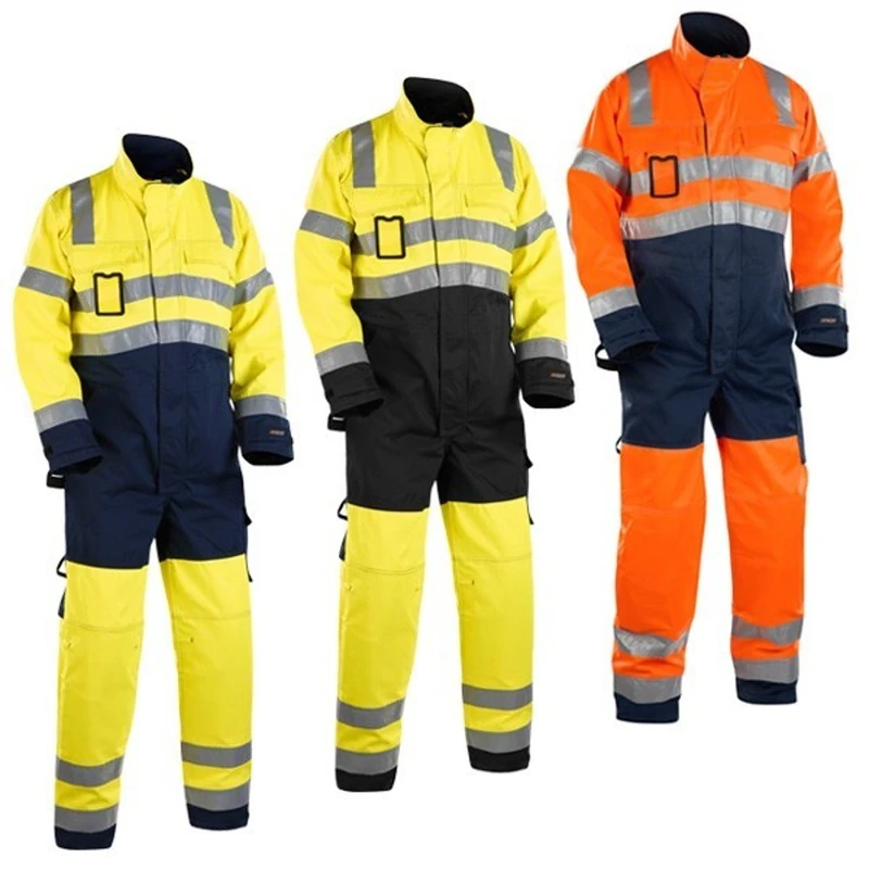 Blakläder 637318043399C54 Size C54 Cl.2 "High Vis" Overall - Yellow/Black