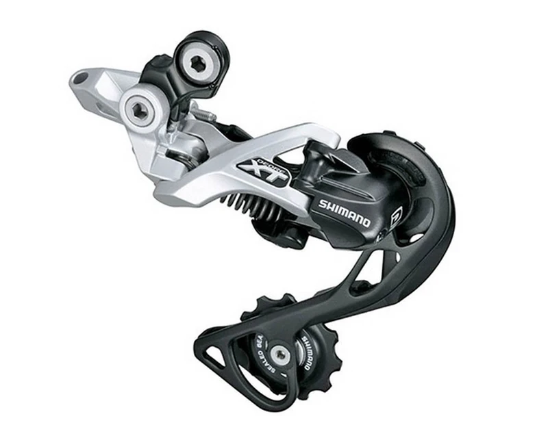 SHIMANO Unisex Deorextshadow Rdm781gs Rear Derailleur, Black & Silver, UNI UK