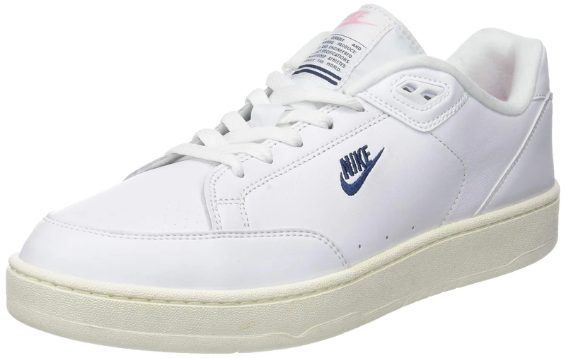 Nike Grandstand Ii, Men's Low-Top Low-Top Sneakers, Multicolour (White/Navy/Sail/Arctic Punch 100), 9.5 UK (44.5 EU)