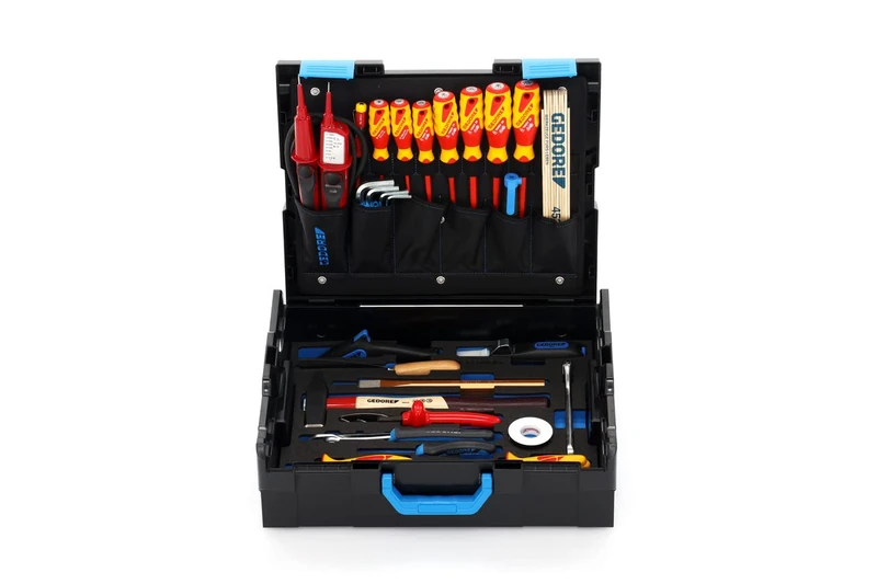 GEDORE L-BOXX 136 Tool case, 36-pc. set, Complete, Tools for electricians, in Plastic case, 1100-02