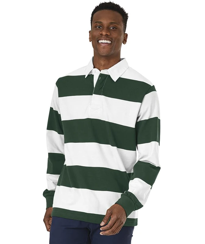 Charles River Apparel Men's Classic Rugby Shirt - Multi - Large