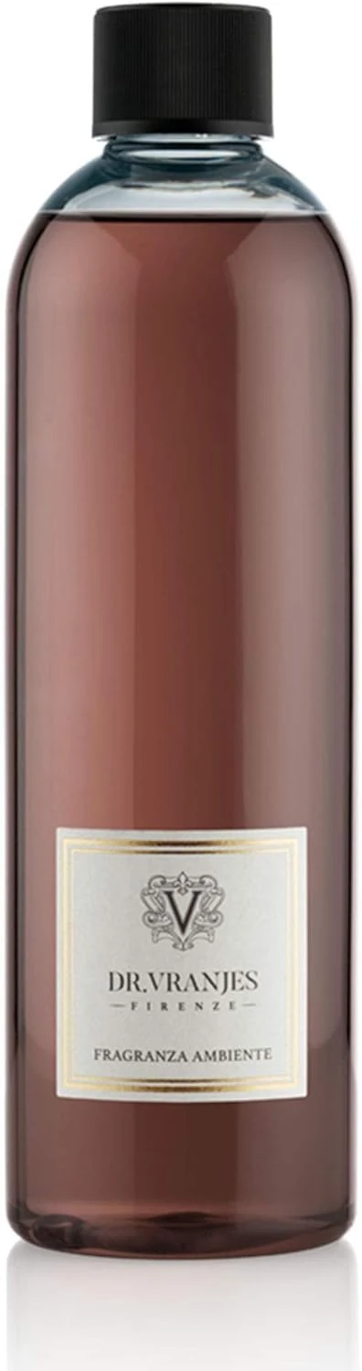 Dr. Vranjes - Melograno 500 ml Refill with White Sticks, Reed Diffuser, Home Fragrance, Main Scent Fruity, Atmosphere Energising, Made in Italy