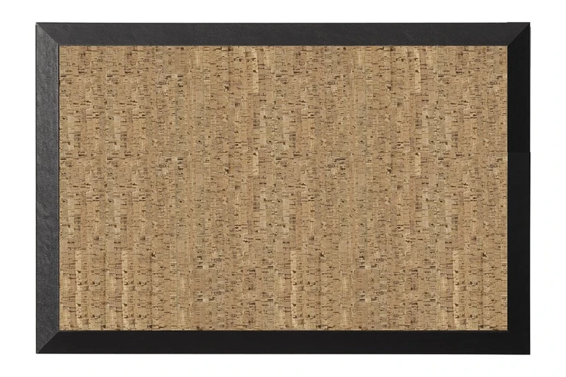 Bi-Office Kamashi Notice Board Decorative Cork, 90 x 60 cm, Cork Surface, MDF Frame - Image 1