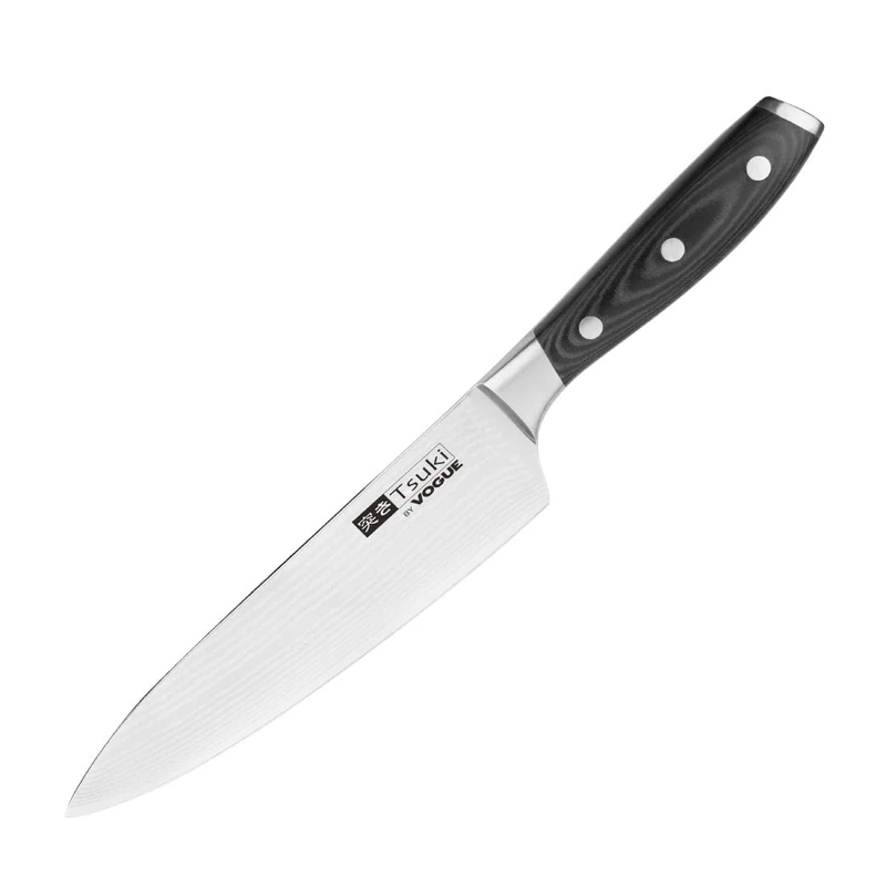 Vogue 11929 Tsuki Series 7 Chef Knife - 8", Silver