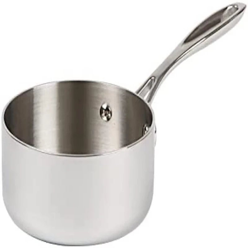 Vogue Tri Wall Saucepan 1.5 Litre, Size: 160(Dia) mm, Stainless Steel & Aluminium - Induction Hob, Gas, Electric & Solid Top Compatible - Lid Sold Separately (Y423), Y245