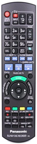PANASONIC BLU RAY DVD Recorder remote Control FOR DMR-BWT700EB