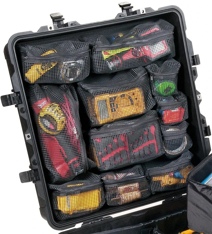 Peli 0379 Lid Organizer, Original Protector Case Accessory, Compatible 0370 Cube case, Colour: Black