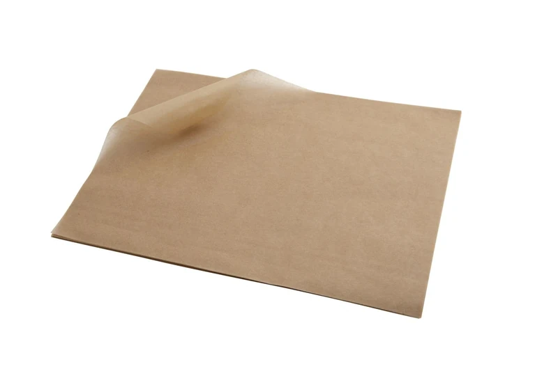 Genware NEV-PN0829L Greaseproof Paper, 25 cm x 35 cm, Brown (Pack of 1000)