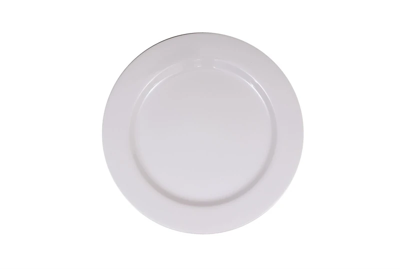 Genware NEV-MEL9PL Melamine Dinner Plate, 9", White (Pack of 12)