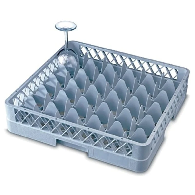Genware NEV-GR36-1 Glass Rack, 36 Comp With 1 Extender