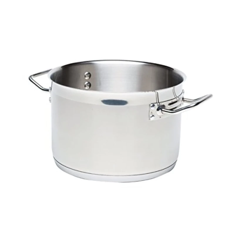 Genware NEV-1128-11 Stew Pan, GW No Lid 11.1 L, 28 cm Diameter, 18 cm High