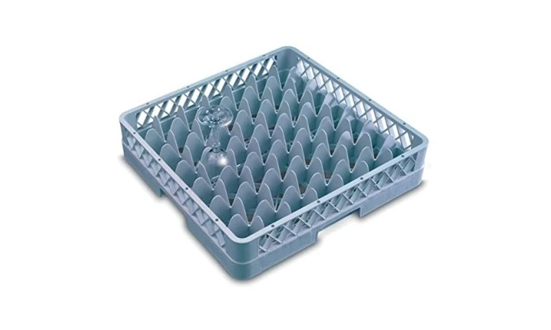 Genware NEV-GR49-3 Glass Rack, 49 Comp With 3 Extenders